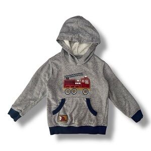 Kids Headquarters | Fire Truck Appliqué Hoodie (3T) 🔥